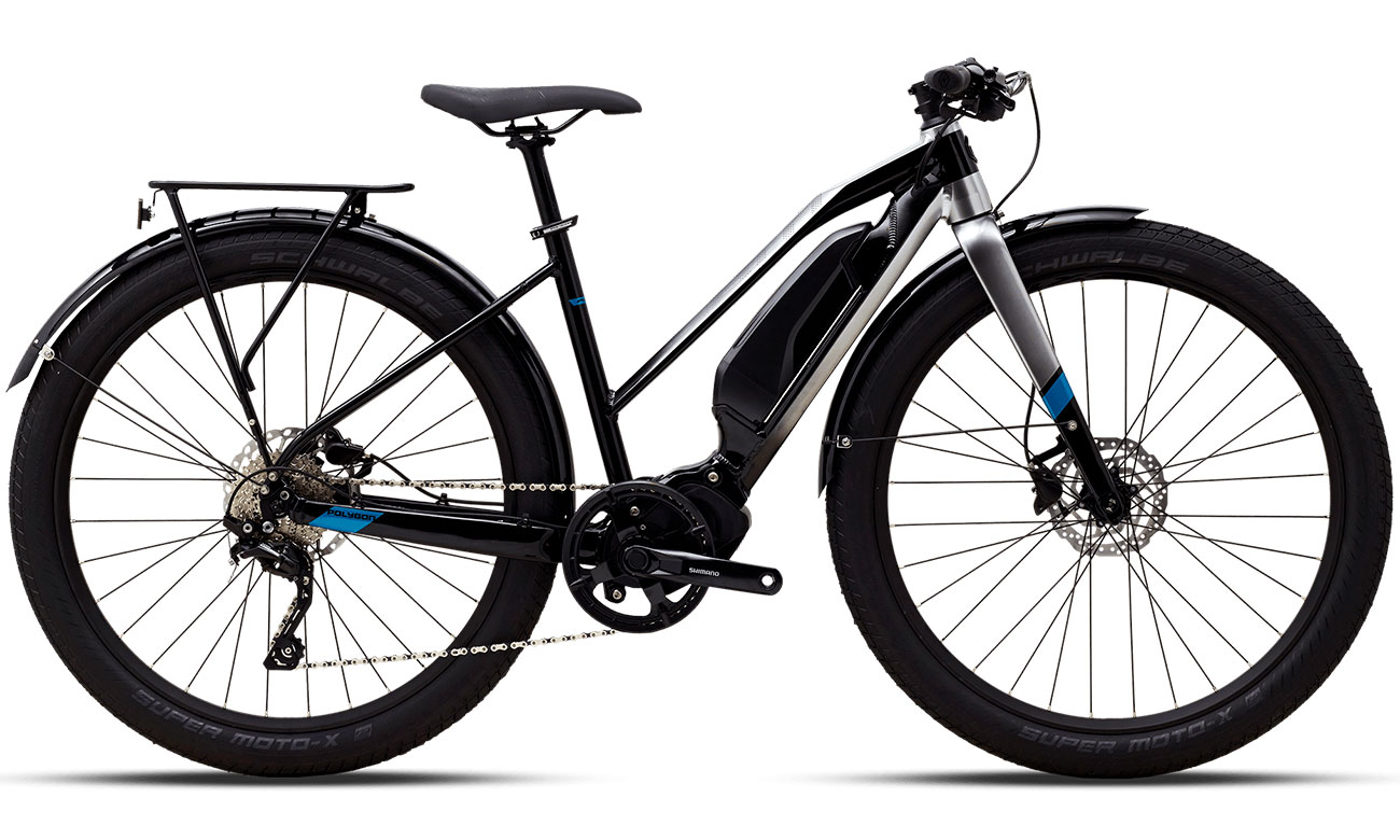 Фотографія Велосипед Polygon PATH E5-BIKE LADY 27,5" (2022) 2022 black